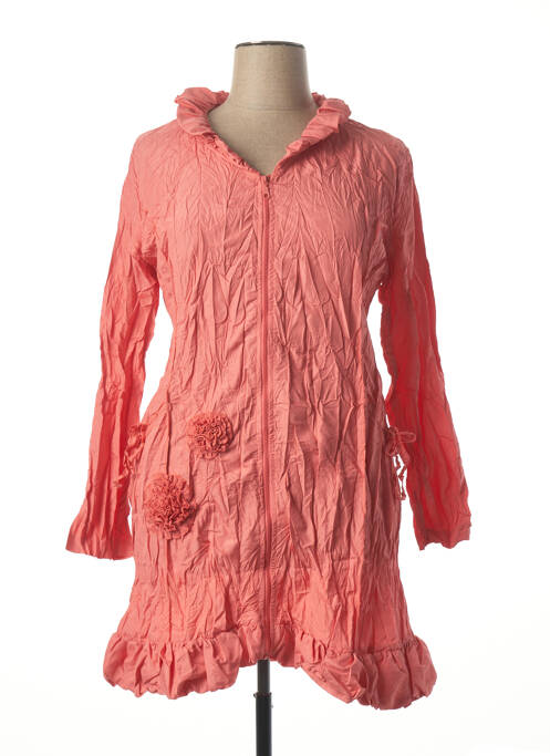 Veste casual coupe cintrée orange L33 femme