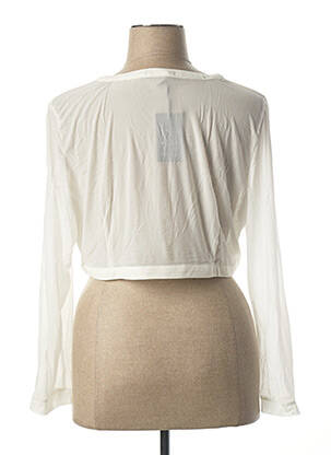 Boléro légère et transparente blanc L33 femme