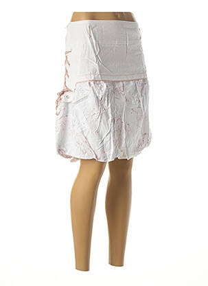 Jupe courte doublure blanc L33 femme