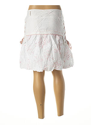Jupe courte doublure blanc L33 femme