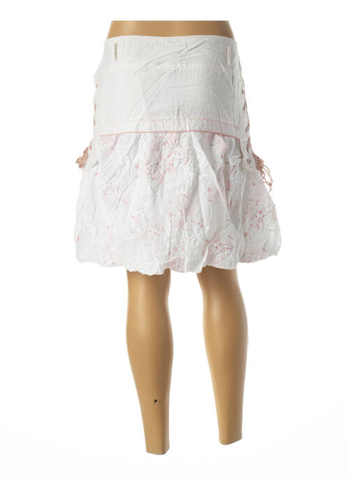 Jupe courte blanc L33 pour femme