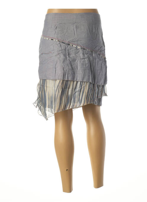 Jupe courte gris L33 pour femme