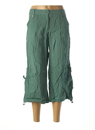 Pantacourt taille basse taille basse vert L33 femme