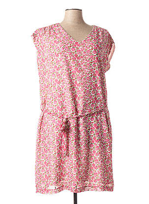 Robe courte rose BY ONE pour femme