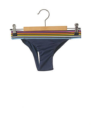 Bas de maillot de bain effet matière satinée culotte bleu RIP CURL femme