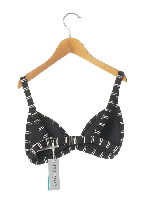 Haut de maillot de bain noir SEAFOLLY pour femme