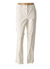 Pantalon droit blanc ELORA pour femme seconde vue