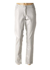 Pantalon droit gris ELORA pour femme seconde vue