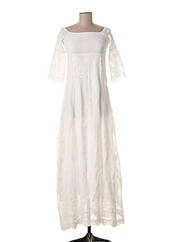 Robe longue blanc FRACOMINA pour femme seconde vue
