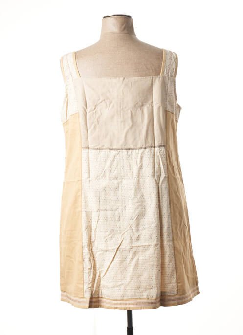 Robe mi-longue beige L33 femme