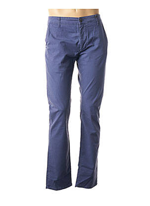 Pantalon chino bleu CHEFDEVILLE pour homme