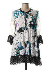 Robe courte blanc FUEGO WOMAN pour femme seconde vue