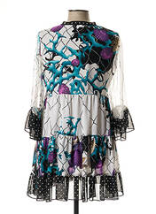 Robe courte blanc FUEGO WOMAN pour femme seconde vue