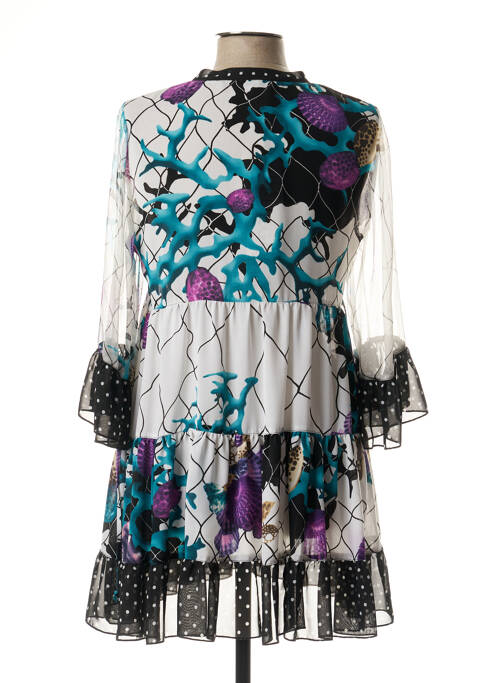 Robe courte blanc FUEGO WOMAN pour femme