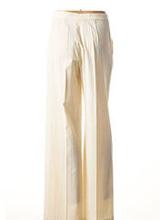 Pantalon large beige DIDIER PARAKIAN pour femme seconde vue