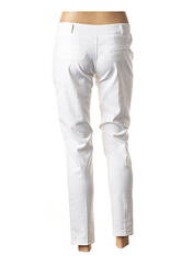 Pantalon slim blanc RINASCIMENTO pour femme seconde vue