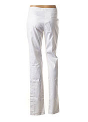 Pantalon slim blanc VERSACE pour femme seconde vue