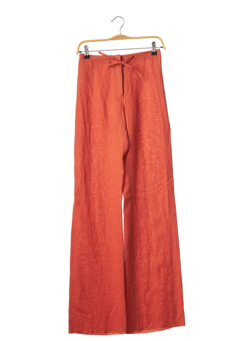 Pantalon droit orange OLIVIER STRELLI pour femme