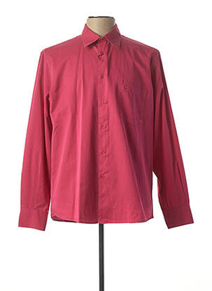 Chemise manches longues rose FLORENTINO pour homme