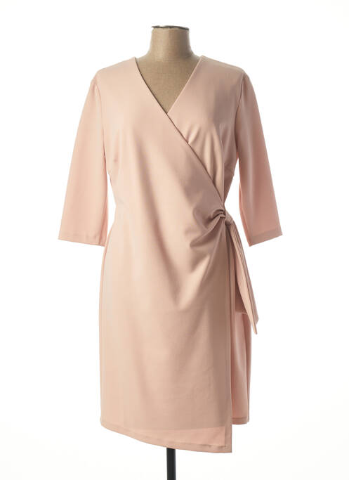 Robe mi-longue beige RINASCIMENTO pour femme