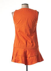 Robe courte orange PRINCESSE NOMADE pour femme seconde vue