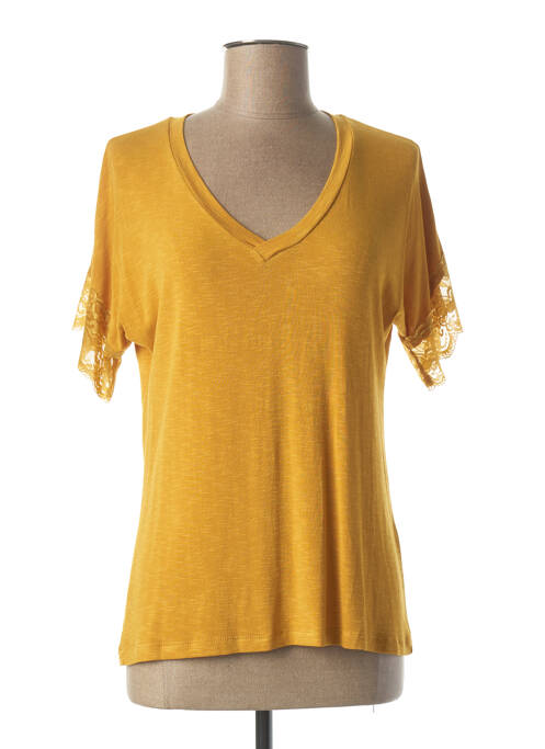 T-shirt jaune MACRAMÉ pour femme