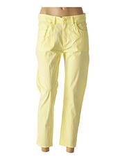 Pantalon 7/8 jaune PLURIELLES pour femme seconde vue