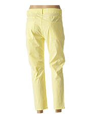 Pantalon 7/8 jaune PLURIELLES pour femme seconde vue