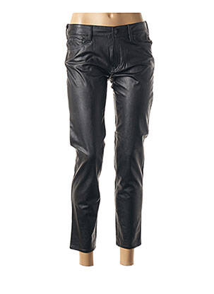 Pantalon 7/8 stretch taille basse noir FIVE femme