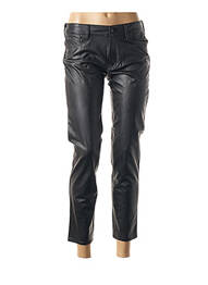 Pantalon 7/8 stretch taille basse noir FIVE femme