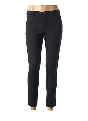 Pantalon slim taille basse noir MAYJUNE femme