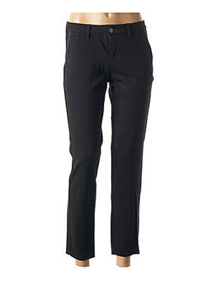 Pantalon 7/8 stretch taille basse noir MAYJUNE femme
