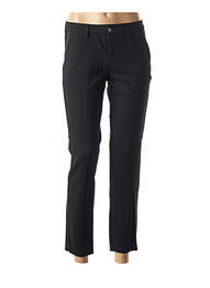 Pantalon 7/8 stretch taille basse noir MAYJUNE femme