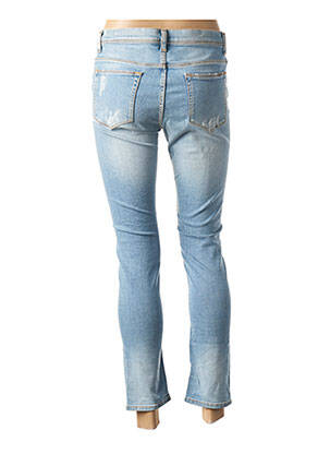 Pantalon 7/8 stretch taille basse bleu ACQUAVERDE femme
