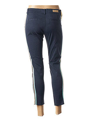 Pantalon 7/8 stretch taille basse bleu FIVE femme