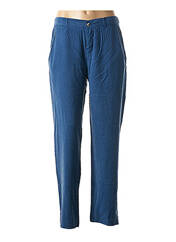 Pantalon droit bleu FIVE pour femme seconde vue