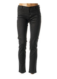 Pantalon slim taille normale noir MAYJUNE femme