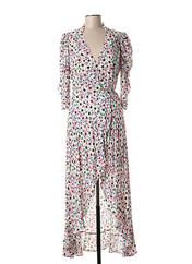 Robe longue blanc BERENICE pour femme seconde vue