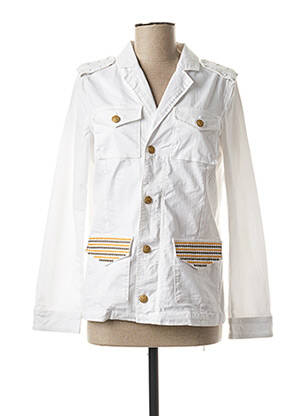 Blazer poches blanc MAYJUNE femme