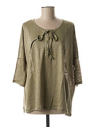 T-shirt manches longues manches longues vert NOTSHY femme