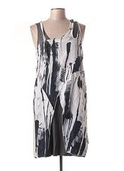 Robe mi-longue gris #OOTD pour femme seconde vue