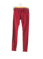 Jeans skinny rouge GUESS pour femme seconde vue