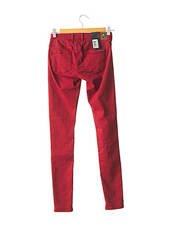 Jeans skinny rouge GUESS pour femme seconde vue
