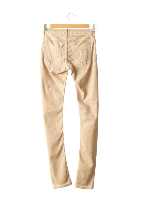 Pantalon slim beige ONE STEP pour femme