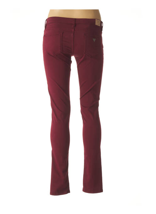 Pantalon slim rouge ONE STEP pour femme