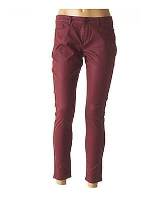 Pantalon slim stretch taille normale violet ONE STEP femme