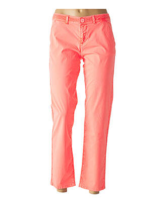 Pantalon coupe droite taille normale rose ONE STEP femme