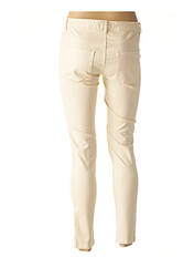 Pantalon slim beige ONE STEP pour femme seconde vue