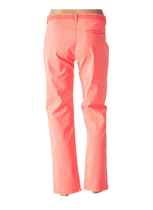 Pantalon coupe droite taille normale rose ONE STEP femme