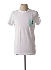 T-shirt blanc T-SKOPE pour homme seconde vue